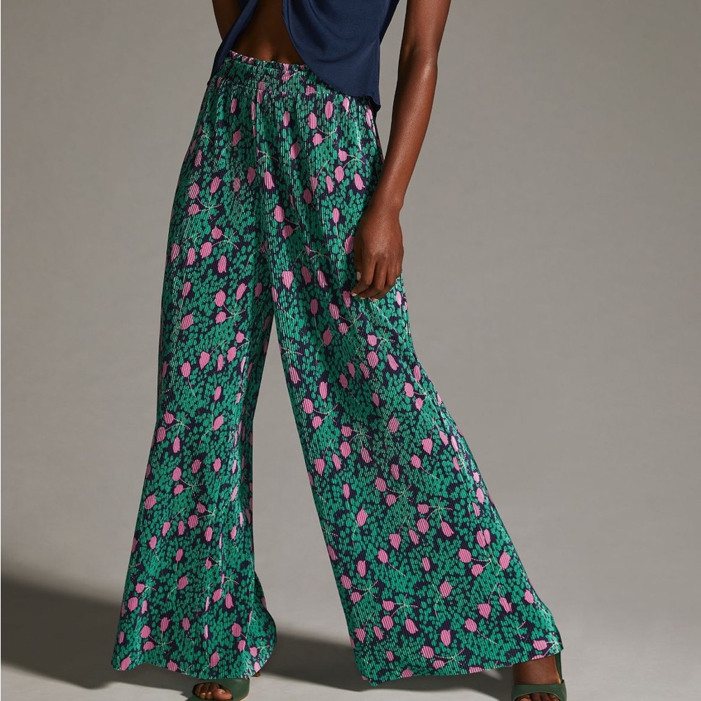 Maeve plisse pants